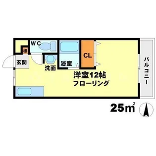グリーンコーポタナカA棟【1階】の間取り