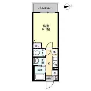 グランフィーカ岩槻【2階】の間取り