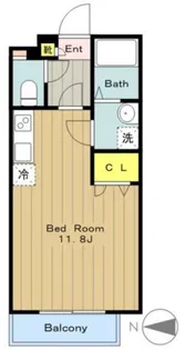 プレミアムプラスみなみ野【4階】の間取り