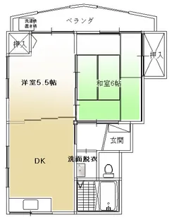 Mezon de クボタ【1階】の間取り