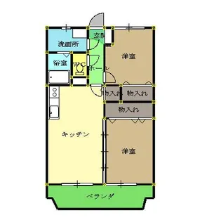 アルカディア高須【2階】の間取り