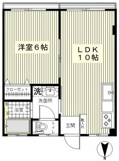 鈴木ビル【4階】の間取り