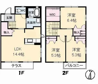 ベルセゾンゆめみの間取り