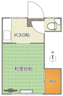 サンハイム松原【2階】の間取り