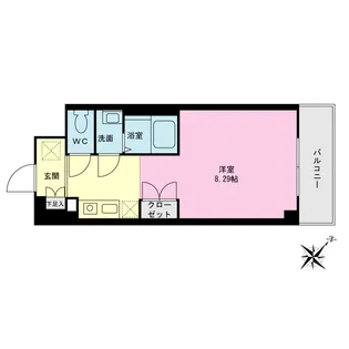 プライムネクサス上大岡【1階】の間取り