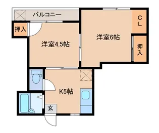 緒方ビル【3階】の間取り