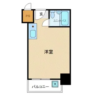 オリエンタル千駄ヶ谷【9階】の間取り