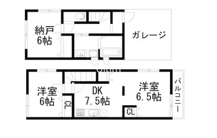 京都府宇治市広野町大開【一戸建】の間取り