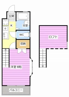ビバリーハウス西町【2階】の間取り