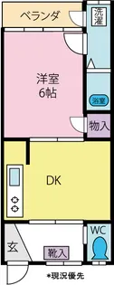 スペースII渡辺【2階】の間取り