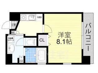 共同ハイツ西大須【8階】の間取り