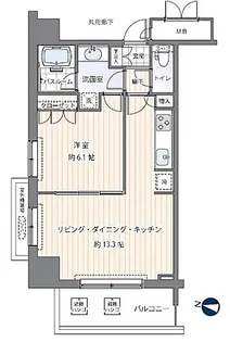 東京都江東区東陽6【マンション】の間取り