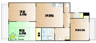 パティオI【2階】の間取り