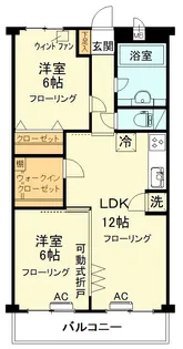 三ッ沢ハイタウン1号棟【11階】の間取り