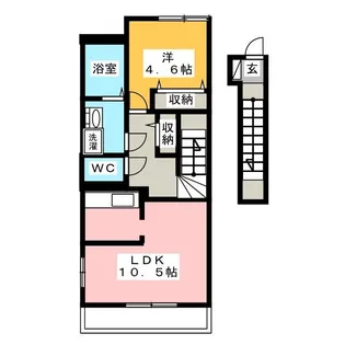 メゾンアシューレ【2階】の間取り