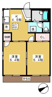 エステート851【1階】の間取り