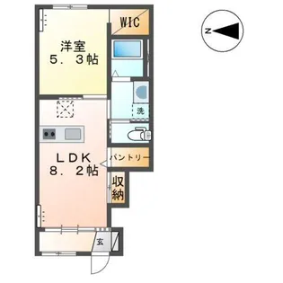アヴァンス【1階】の間取り
