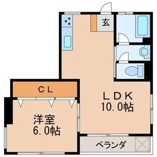 萩ビル【3階】の間取り