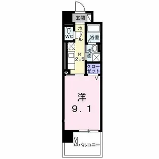 アネックス小峯【7階】の間取り