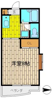 メイプルタウンアライ【3階】の間取り