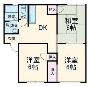 コート・アムールII【2階】の間取り