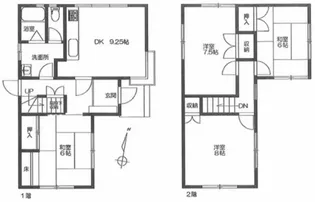 広島県広島市安佐南区上安5【一戸建】の間取り