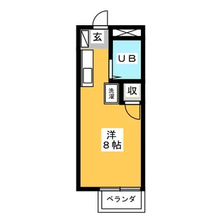 パセオ外山【2階】の間取り