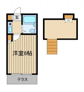アートパレス石神井公園【1階】の間取り
