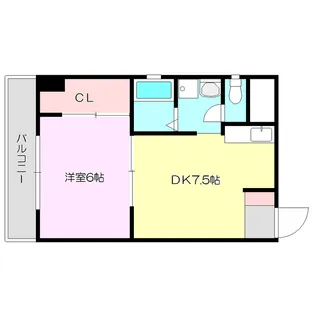 レクシア新大阪【7階】の間取り