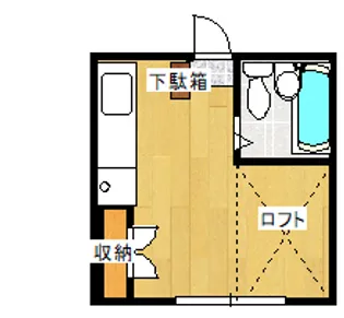 高尾シティコーポ【1階】の間取り