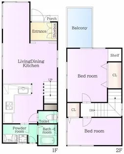 東京都品川区豊町3【一戸建】の間取り