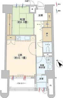 プリオール浜名湖【13階】の間取り