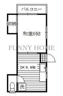いさみアパート【2階】の間取り