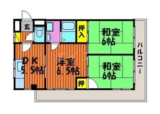 ドミール89【3階】の間取り