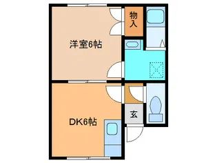 パールハイツ【2階】の間取り