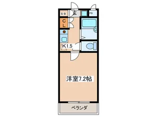 ハイヴィラ東海【1階】の間取り