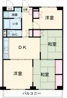 菜根アルザス【4階】の間取り