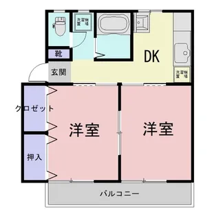 小野里マンション【1階】の間取り