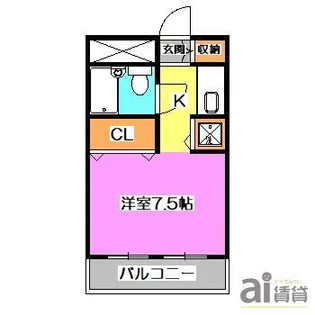 埼玉県朝霞市膝折町4【アパート】の間取り