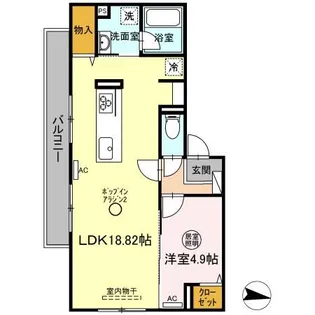 Grazio B棟【2階】の間取り