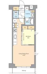 AIFLAT渋谷西原【4階】の間取り