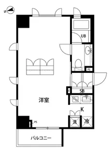 セントラル銀座【7階】の間取り