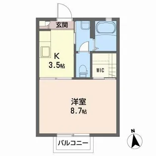 チェリーロード神町【1階】の間取り