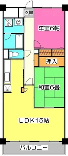 埼玉県所沢市けやき台1【マンション】の間取り