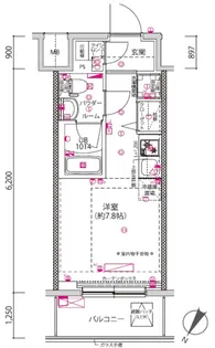 クラリッサ横浜シエル【3階】の間取り