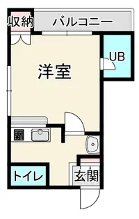 ノヴェール水前寺【2階】の間取り