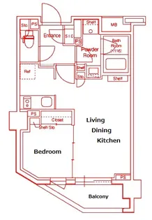 スタイリオ元住吉II【2階】の間取り