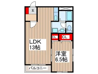 狭山ヴィラマンション【4階】の間取り