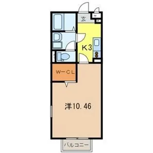 アムール四谷【1階】の間取り