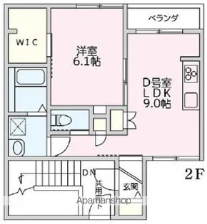 OHKHILL成田東【2階】の間取り